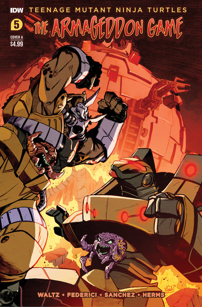 Teenage Mutant Ninja Turtles: The Armageddon Game #5 Variant A (Federici)