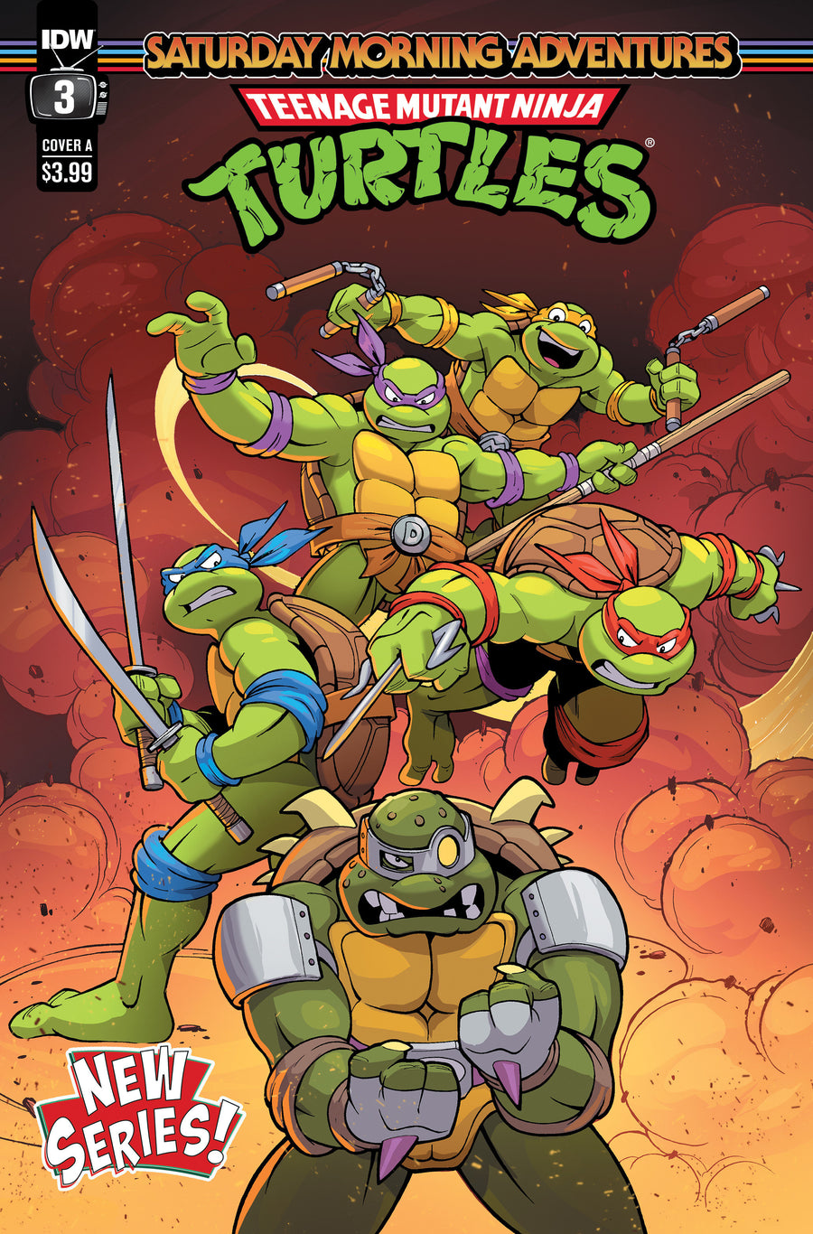 Teenage Mutant Ninja Turtles: Saturday Morning Adventures (2023-) #3 Cover A (Lawrence)