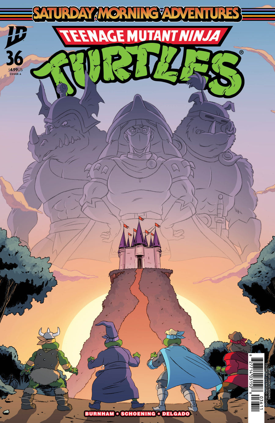 Teenage Mutant Ninja Turtles: Saturday Morning Adventures #36 Cover A (Schoening)