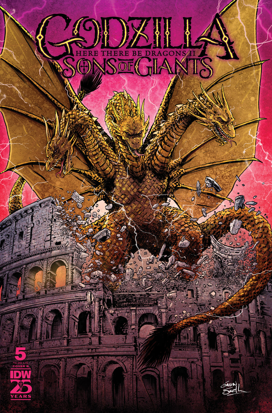 Godzilla: Here There Be Dragons II—Sons of Giants #5 Variant B (Smith)