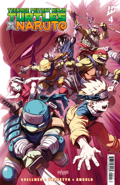 Teenage Mutant Ninja Turtles x Naruto #4 Variant C (Santolouco)