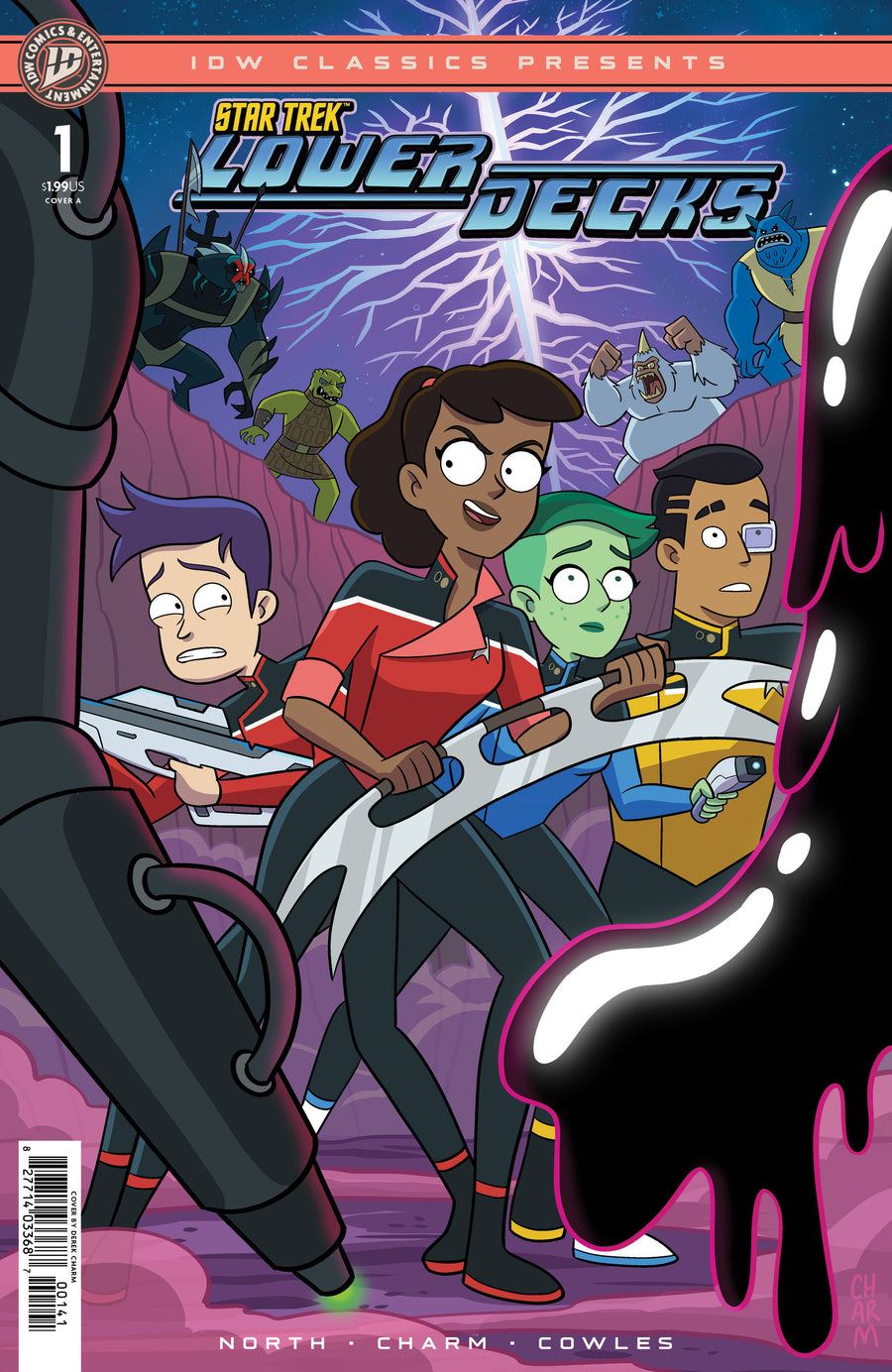 Star Trek: Lower Decks #1: IDW Classics Cover A (Charm)