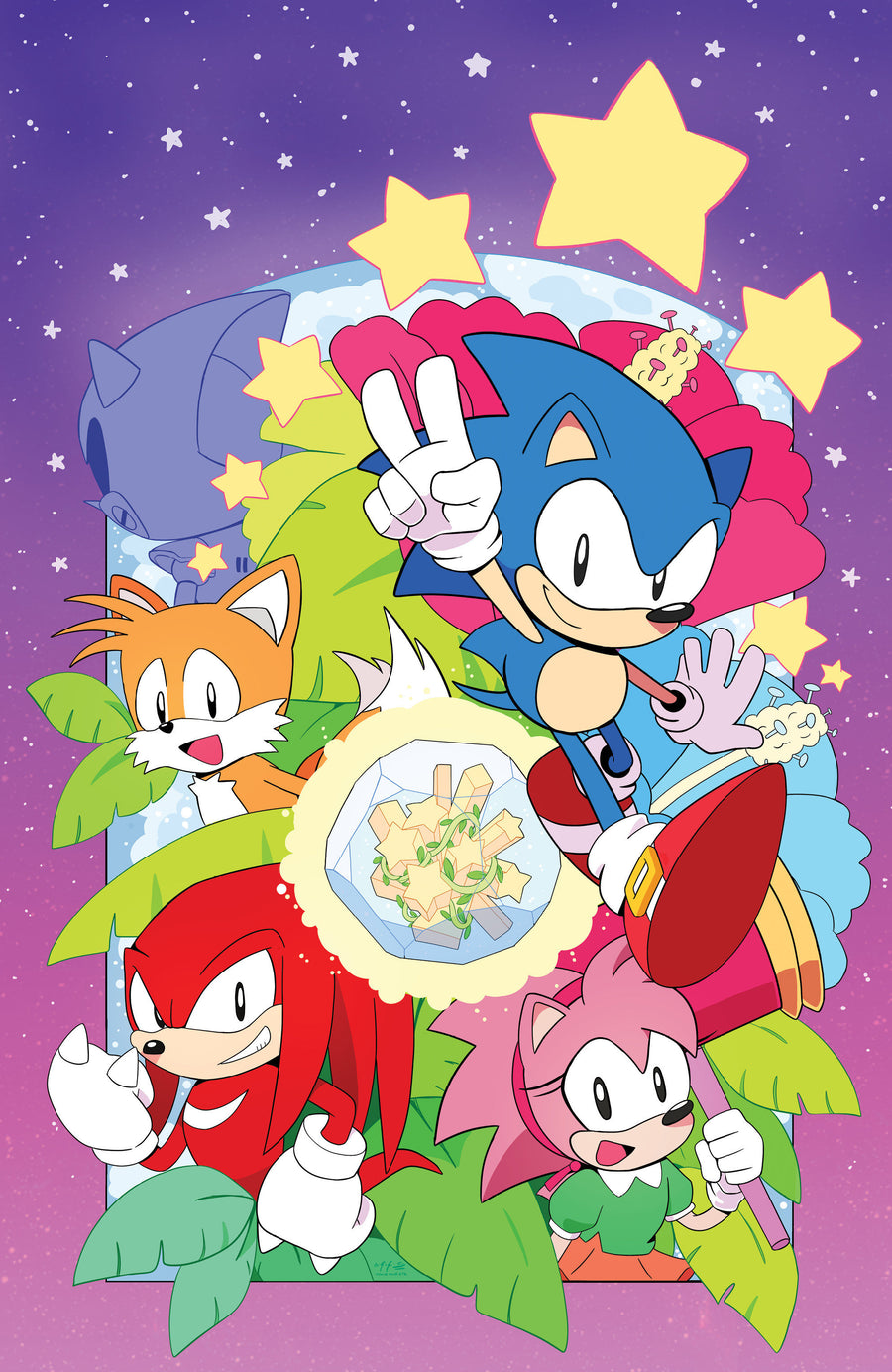 Sonic the Hedgehog: 35th Anniversary Special Variant C Foil (Ata Full Art)