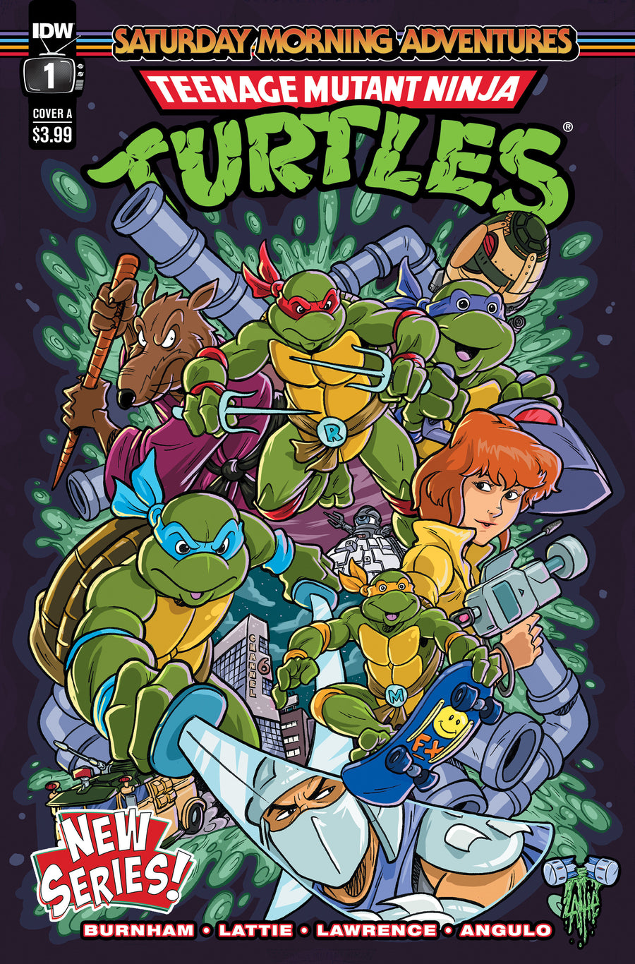 Teenage Mutant Ninja Turtles: Saturday Morning Adventures (2023-) #1 Cover A (Lattie)