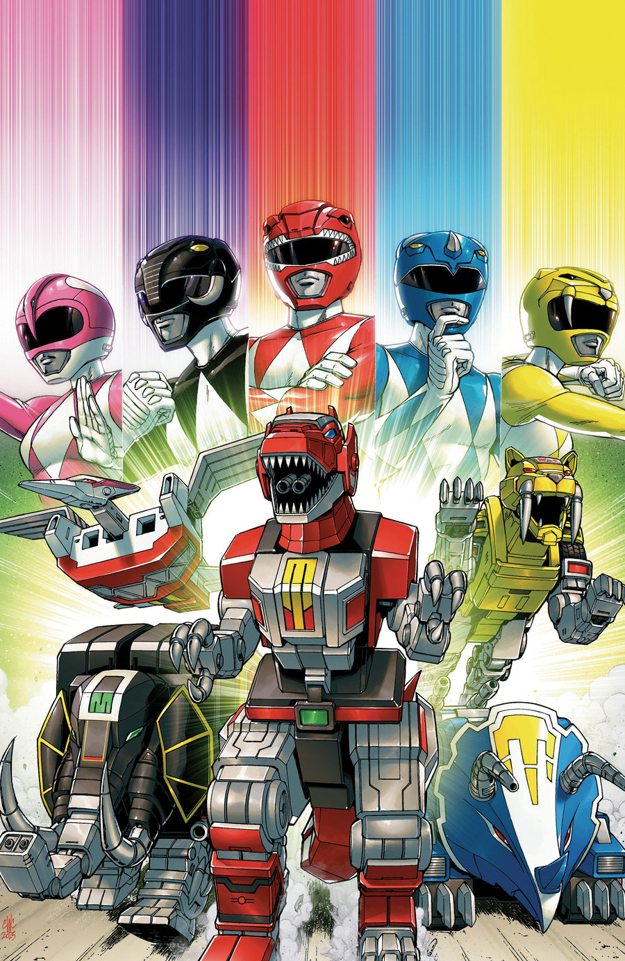 Mighty Morphin Power Rangers: Zord Quest #1 C Variant (Full Art, Foil, Coller)