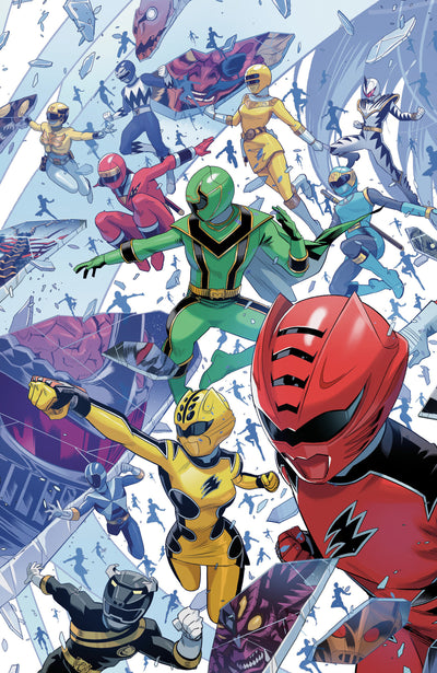 Power Rangers Unlimited #1 C Every Ranger Ever Cardstock Connecting Variant (Full Art, Zonno)