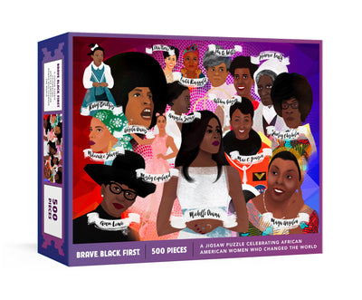 Brave. Black. First. Puzzle: A Jigsaw Puzzle and Poster Celebrating African American Women Who Changed the World: Jigsaw Puzzles for Adults and Jigsaw Puzzles for Kids