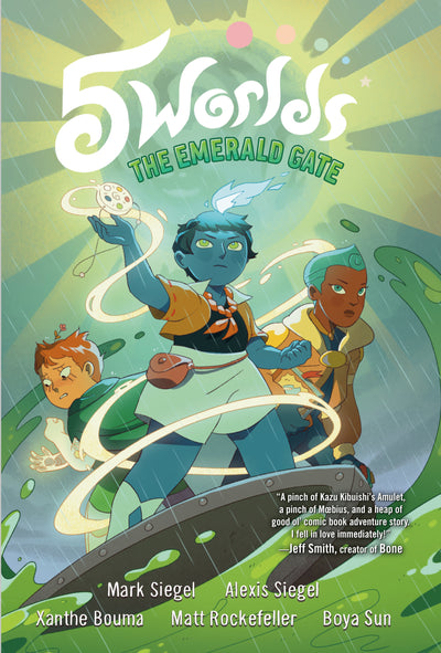 5 Worlds Book 5: The Emerald Gate: (A Graphic Novel)