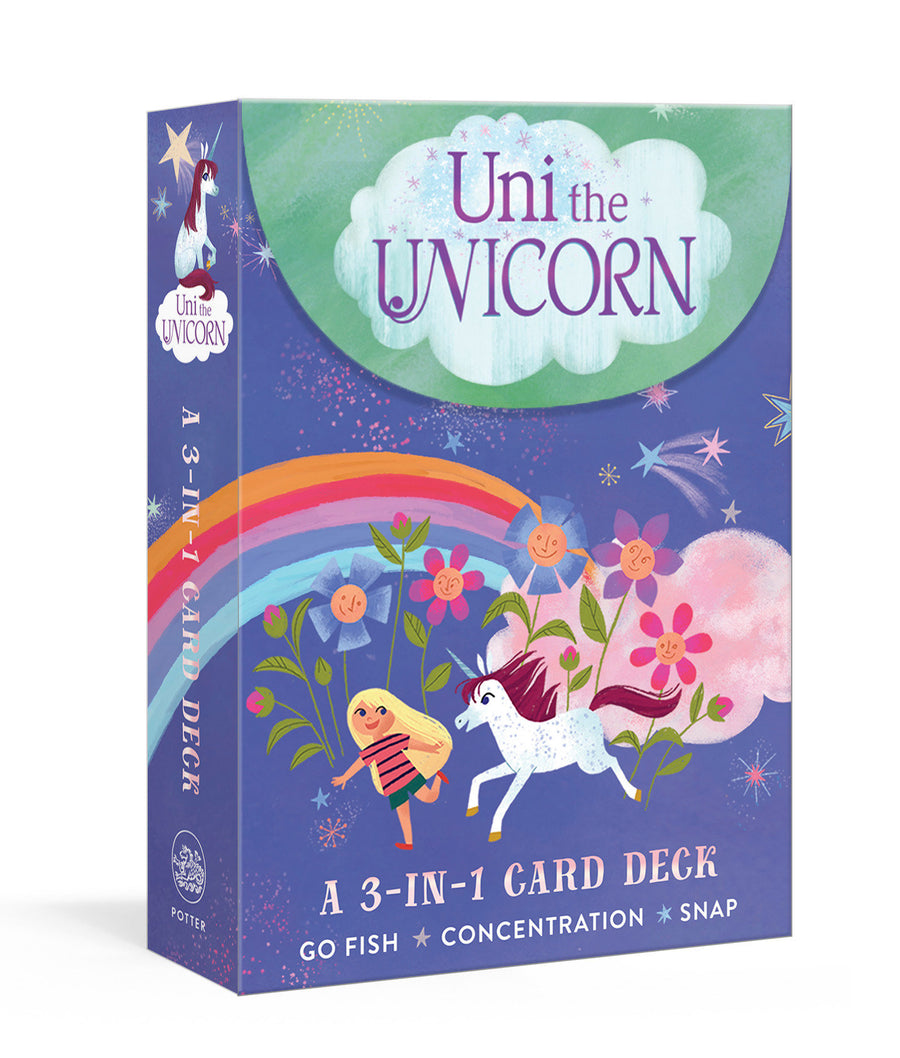 Uni the Unicorn: A 3-in-1 Card Deck: Card Games Include Go Fish, Concentration, and Snap