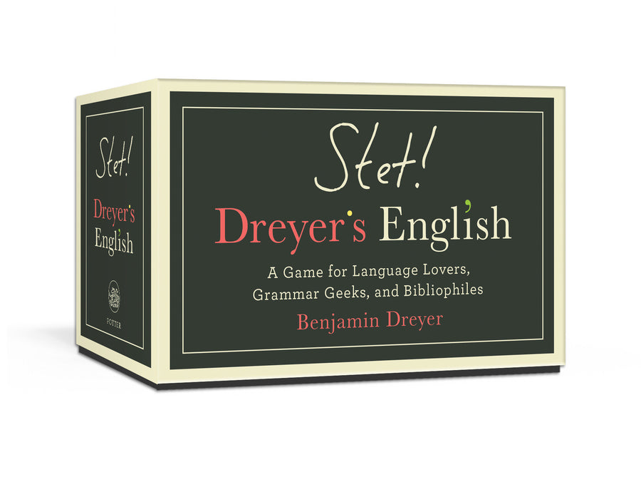 STET! Dreyer's English: A Game for Language Lovers, Grammar Geeks, and Bibliophiles