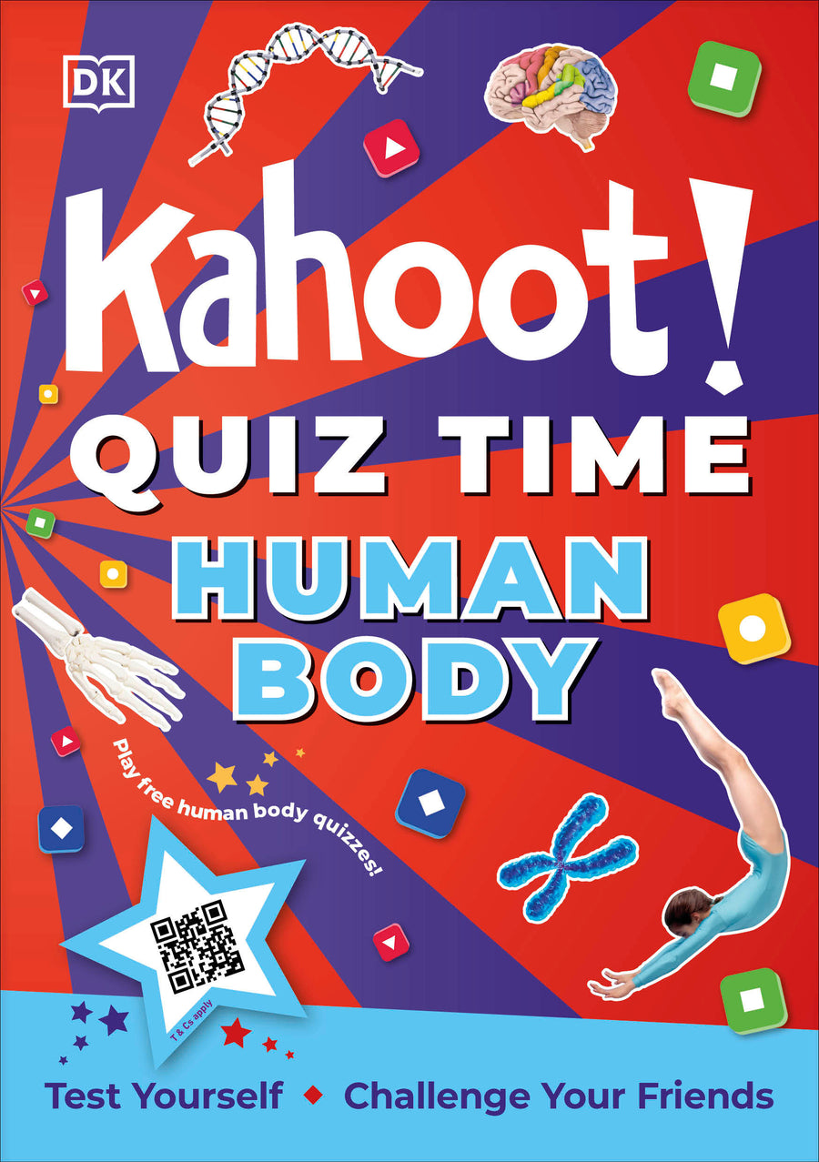 Kahoot! Quiz Time Human Body: 250 Trivia Questions (with QR Codes Inside for 150 Interactive Bonus Questions) – Educational Kids Quiz Book