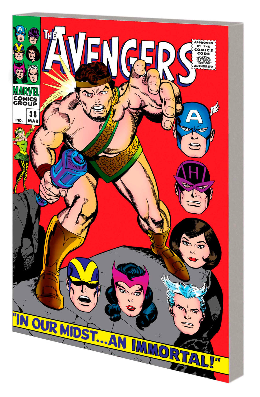 Mighty Marvel Masterworks: The Avengers Vol. 4 - The Sign Of The Serpent Original Cover [DM Only]
