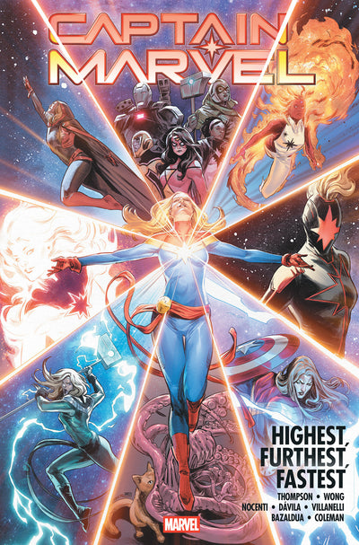Captain Marvel: Highest, Furthest, Fastest Omnibus Carmen Carnero Cover