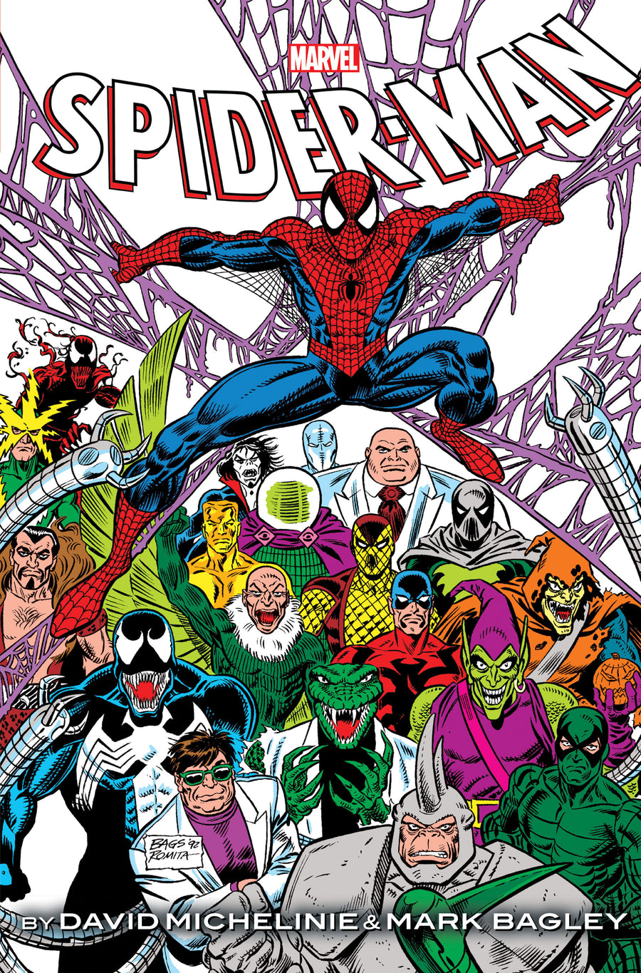 Spider-Man By Michelinie & Bagley Omnibus Vol. 1 Bagley Marvel Age Cover