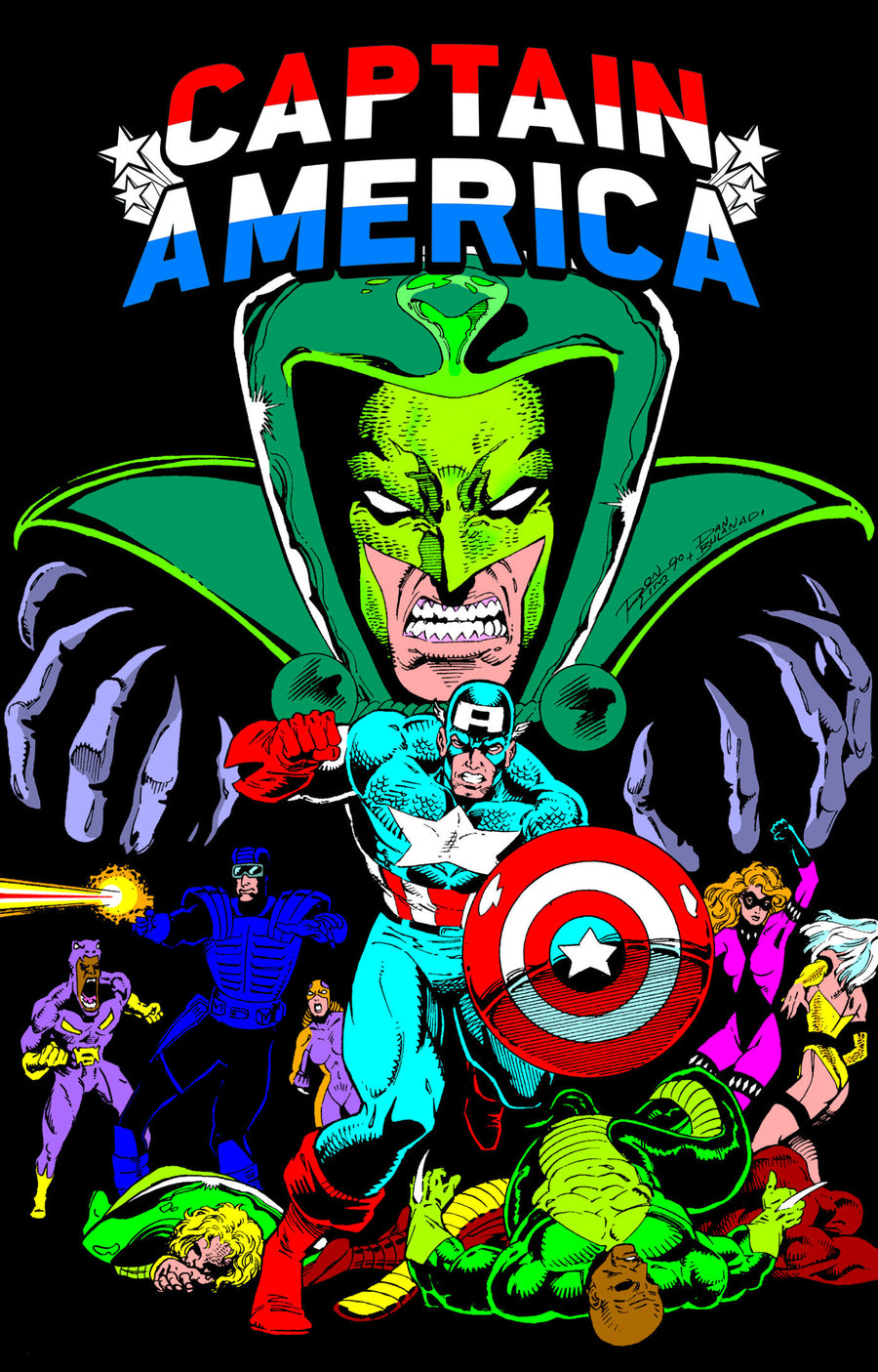 Captain America By Mark Gruenwald Omnibus Vol. 2 Ron Lim Serpent Society Cover [DM Only]