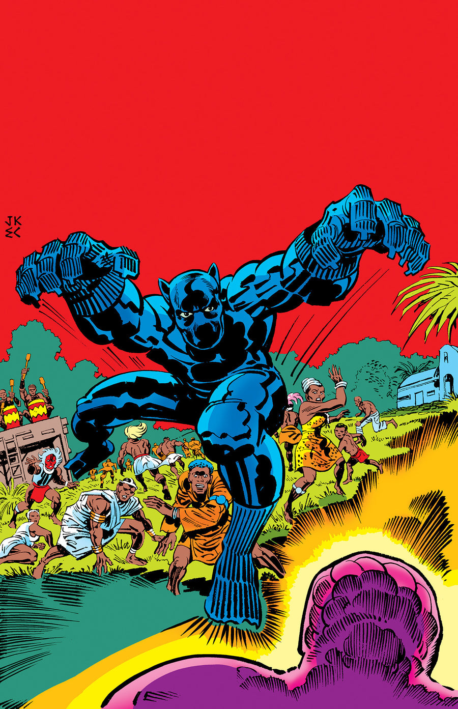 Black Panther: Panther'S Prey Omnibus Jack Kirby Cover [DM Only]