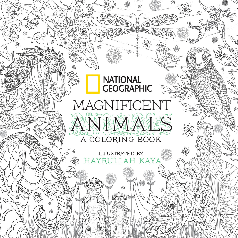 National Geographic Magnificent Animals: A Coloring Book