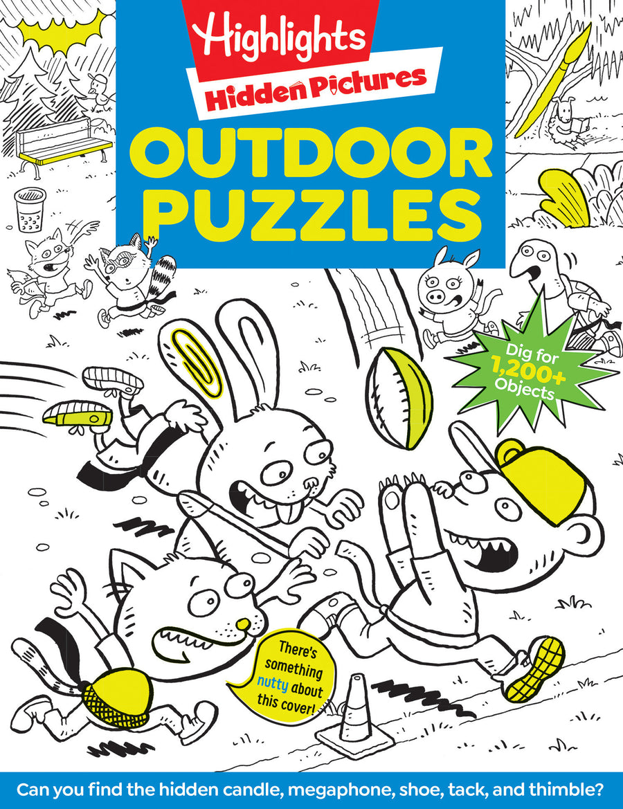 Outdoor Puzzles: Outdoor Activity Book Featuring Forests, Parks and More, Camping Game and Puzzle Book for Kids Ages 6-12