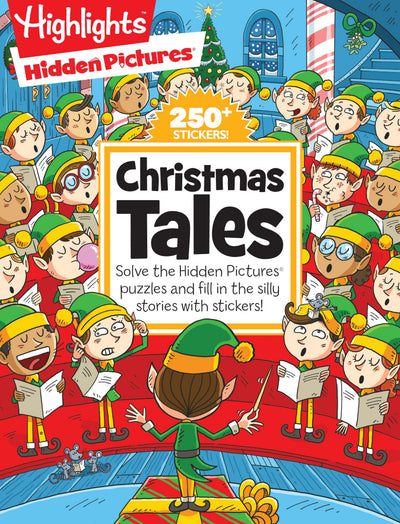 Christmas Tales: Must-Have Christmas Book for Kids with Christmas Puzzles, Over 250 Stickers and Silly Stories