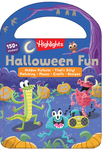 Halloween Fun: A Wipe-Clean Halloween Activity Book for Kids Ages 36 with Over 150 Stickers, Puzzles, Crafts, Recipes and Halloween Seek and Find Fun