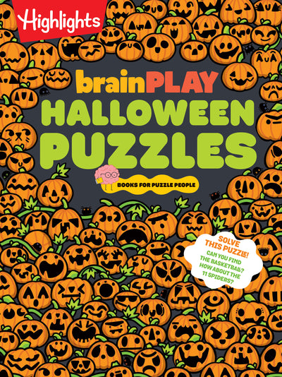 brainPLAY Halloween Puzzles: A Challenging Halloween Activity Book for Kids Ages 7 and Up with Over 200 Puzzles, Logic Games, Mazes and Hidden Pictures Puzzles for Spook-tacular Fun