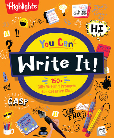 You Can Write It!: Creative Writing Book for Kids with Over 175 Storytelling Prompts, Writing Activities and Word Puzzles, Fun Gift for Kids Ages 6 and Up
