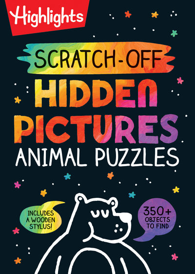 Scratch-Off Hidden Pictures Animal Puzzles: Scratch-Off Hidden Pictures Animal Puzzles (Highlights Scratch-Off Activity Books) 64-page Scratch-Off Activity Book, Discover Hidden Pictures and Scratch Art