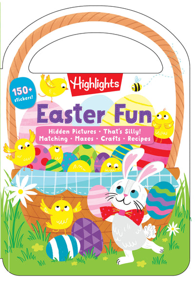 Easter Fun: Easter Basket Stuffer Gift for Kids 3-6, Jam-Packed Easter Fun in 48 Pages Featuring Puzzles, Games, Recipes and More Egg-cellent Activities to Celebrate