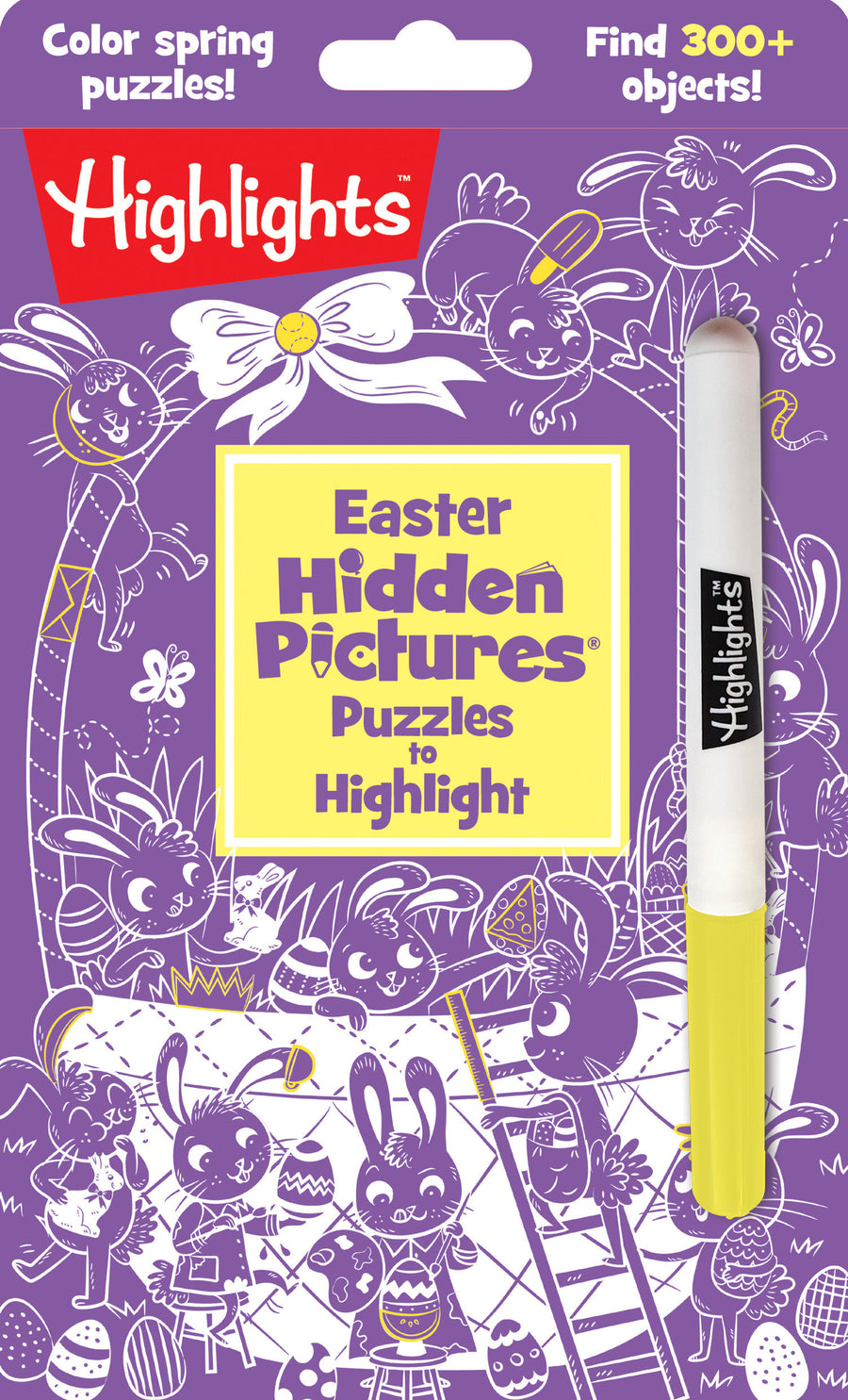 Easter Hidden Pictures Puzzles to Highlight: Easter Coloring and Puzzle Book for Kids 6-9, Solve Hidden Pictures Puzzles Featuring Bunnies, Flowers and Eggs for a Fun Family Easter Activity