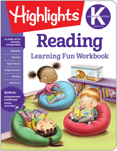 Kindergarten Reading: Learning Fun Workbook
