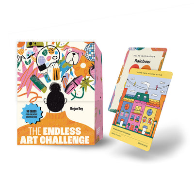The Endless Art Challenge Card Deck: 90 Creativity Prompt Cards (Overall 25,000 Combinations!) for Never-Ending Art Inspiration (Creative Gifts)