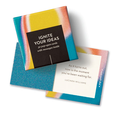 ThoughtFulls: Ignite Your Ideas: 30 Pop-Open Cards with Messages Inside