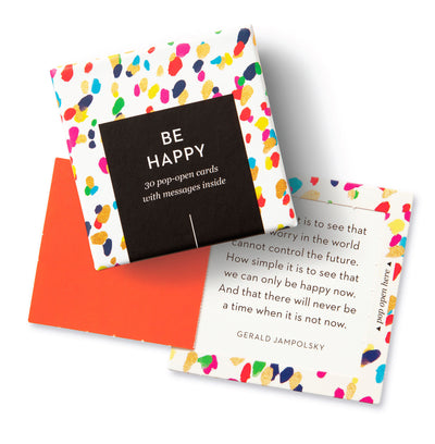 ThoughtFulls: Be Happy: 30 Pop-Open Cards with Messages Inside