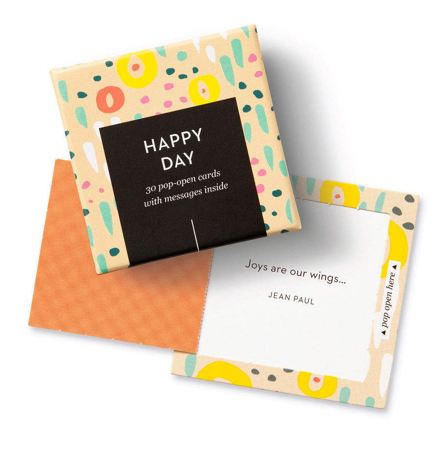 ThoughtFulls: Happy Day: 30 Pop-Open Cards with Messages Inside