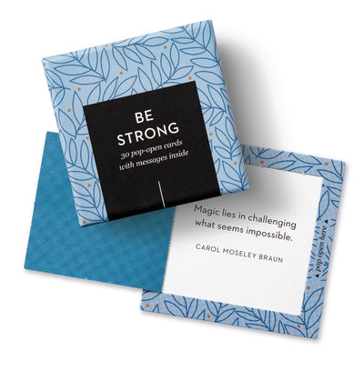 ThoughtFulls: Be Strong: 30 Pop-Open Cards with Messages Inside