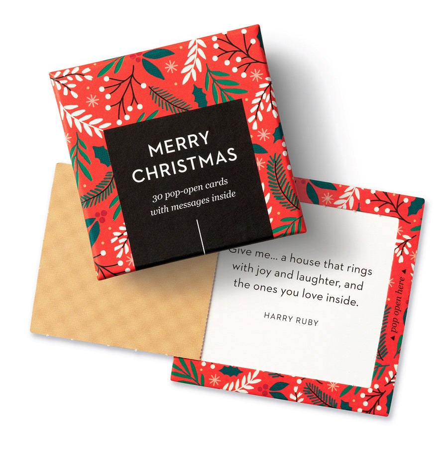 ThoughtFulls: Merry Christmas: 30 Pop-Open Cards with Messages Inside