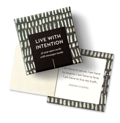ThoughtFulls: Live with Intention: 30 Pop-Open Cards with Messages Inside