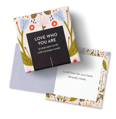 ThoughtFulls: Love Who You Are: 30 Pop-Open Cards with Messages Inside