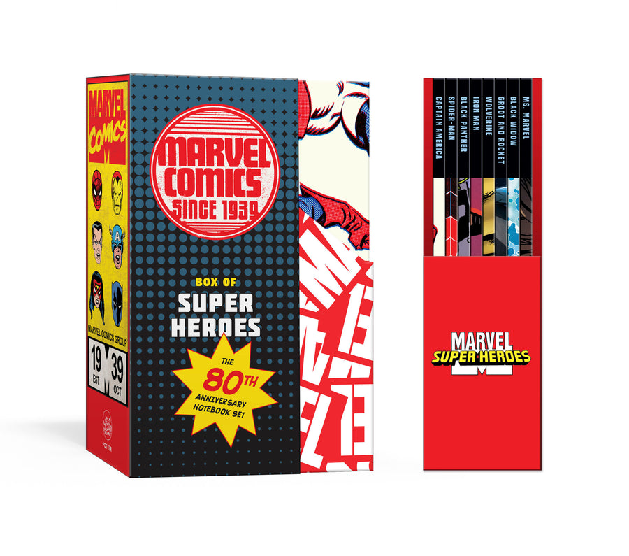 Marvel's Box of Super Heroes: The 80th Anniversary Mini Notebook Set