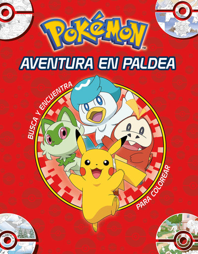 Aventura en Paldea: Busca y encuentra para colorear en maxiformato / Adventure in Paldea: Search and Find to Color  Maxi Format