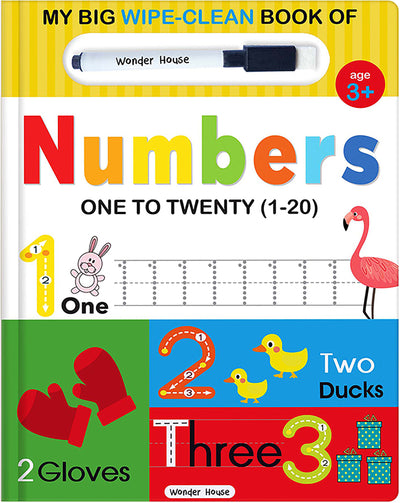 My Big Wipe And Clean Book of Numbers for Kids : 1 to 20