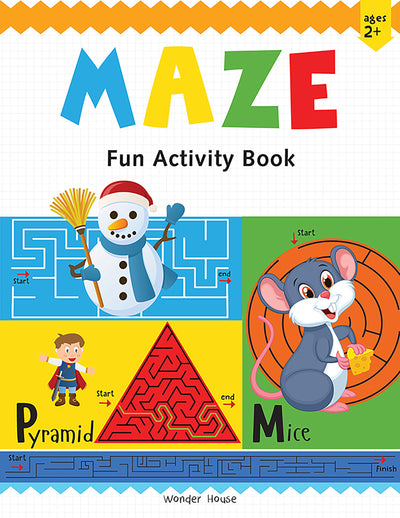 Preschool Activity Book: Maze - Fun Activity Book For Kids