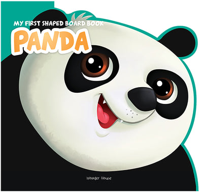 My First Shaped Board book - Panda, Die-Cut Animals, Picture Book for Children