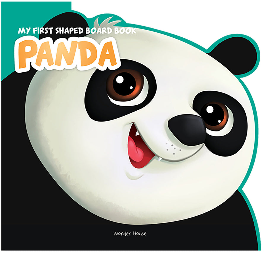 My First Shaped Board book - Panda, Die-Cut Animals, Picture Book for Children