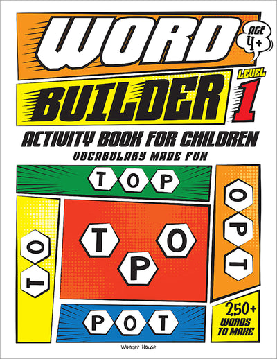 Word Builder Activity Book For Children - Make Meaningful Words With The Given Letters - Level 1