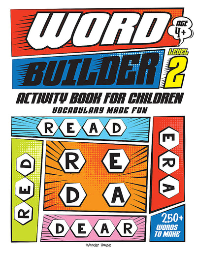 Word Builder Activity Book For Children - Make Meaningful Words With The Given Letters - Level 2