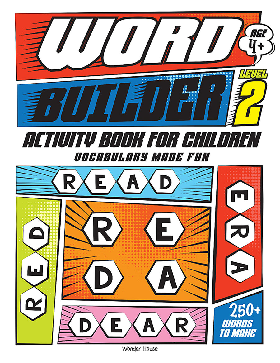 Word Builder Activity Book For Children - Make Meaningful Words With The Given Letters - Level 2
