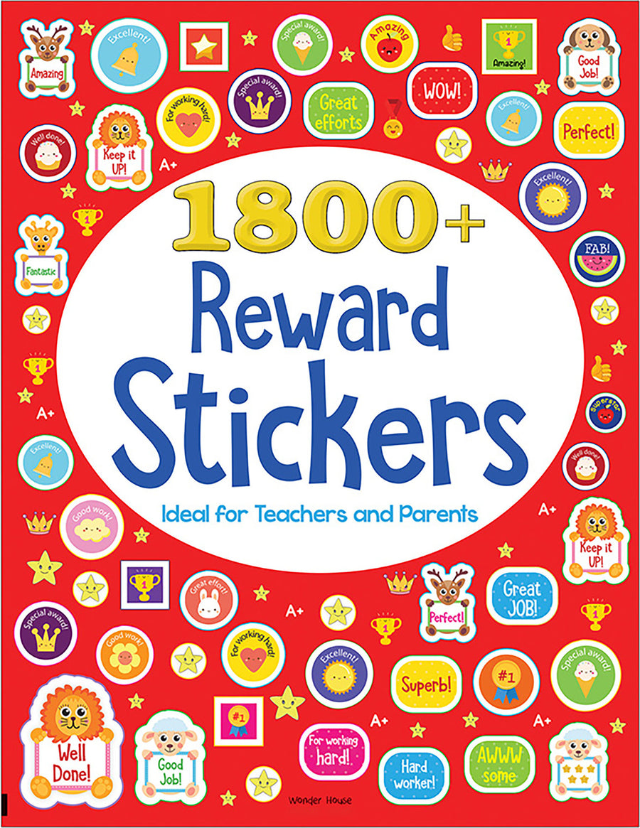 1800+ Reward Stickers - Ideal For Teachers And Parents : Sticker Book With Over 1800 Stickers to Boost The Morale of Kids