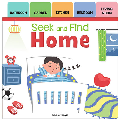 Seek And Find - Home : Early Learning Board Books With Tabs