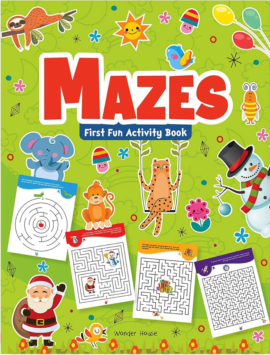 Mazes : First Fun Activity Books For Kids